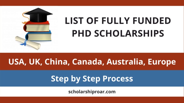 Scholarship for phd students