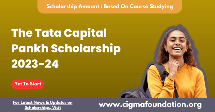 Tata capital pankh scholarship