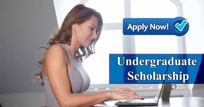 Scholarship undergraduate admission