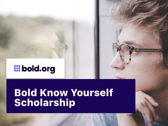 Be bold scholarship