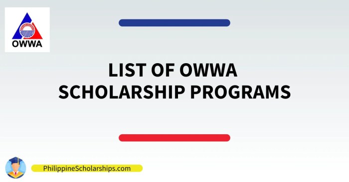 Owwa scholarship program